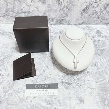 Genuine Necklace Silver Gucci EL-1378 - image 1