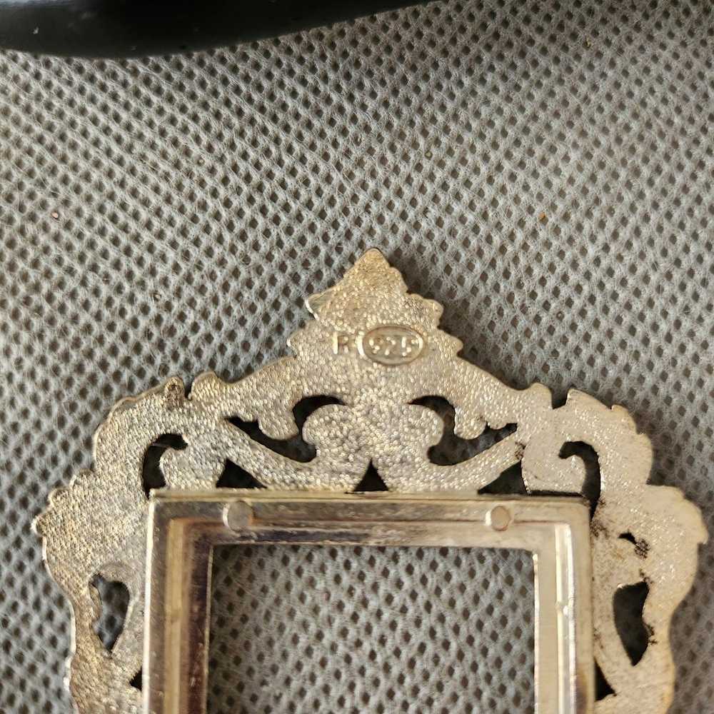 Vintage Collectible 925 sterling Silver Frame - image 3