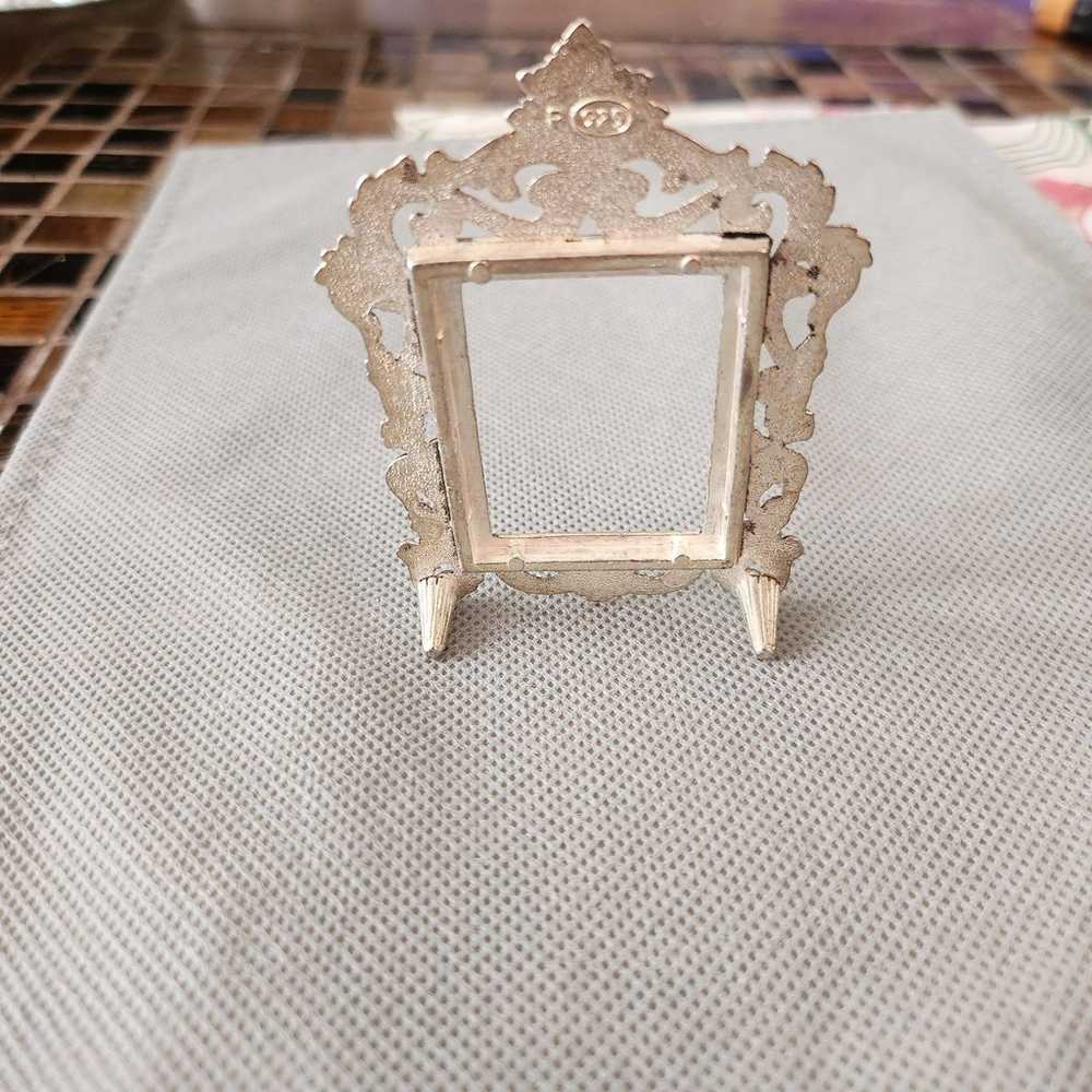 Vintage Collectible 925 sterling Silver Frame - image 5