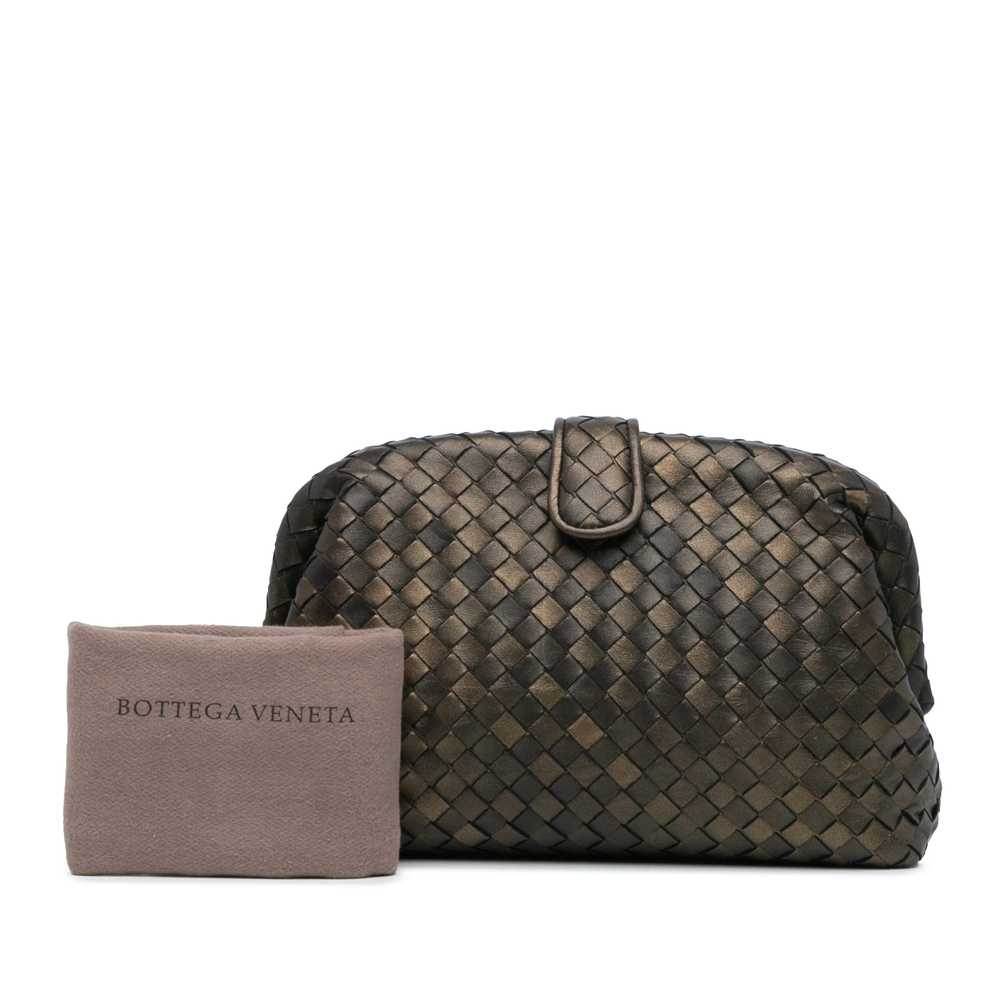 Brown Bottega Veneta Small Nappa Intrecciato The … - image 10