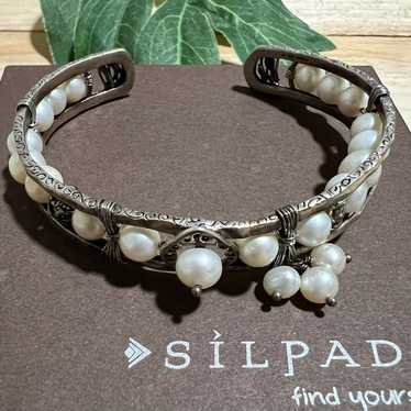 Silpada B2310 Pearls of Wisdom Sterling Silver Pe… - image 1