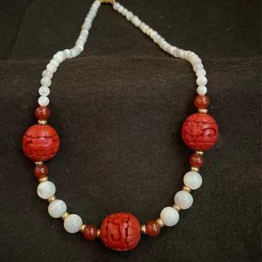 Cinnabar necklace - image 1