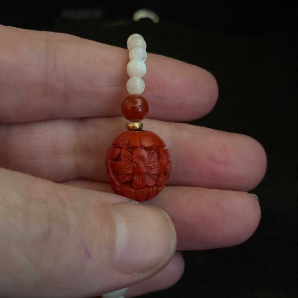 Cinnabar necklace - image 3