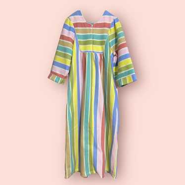 70s Rainbow Dress. - image 1