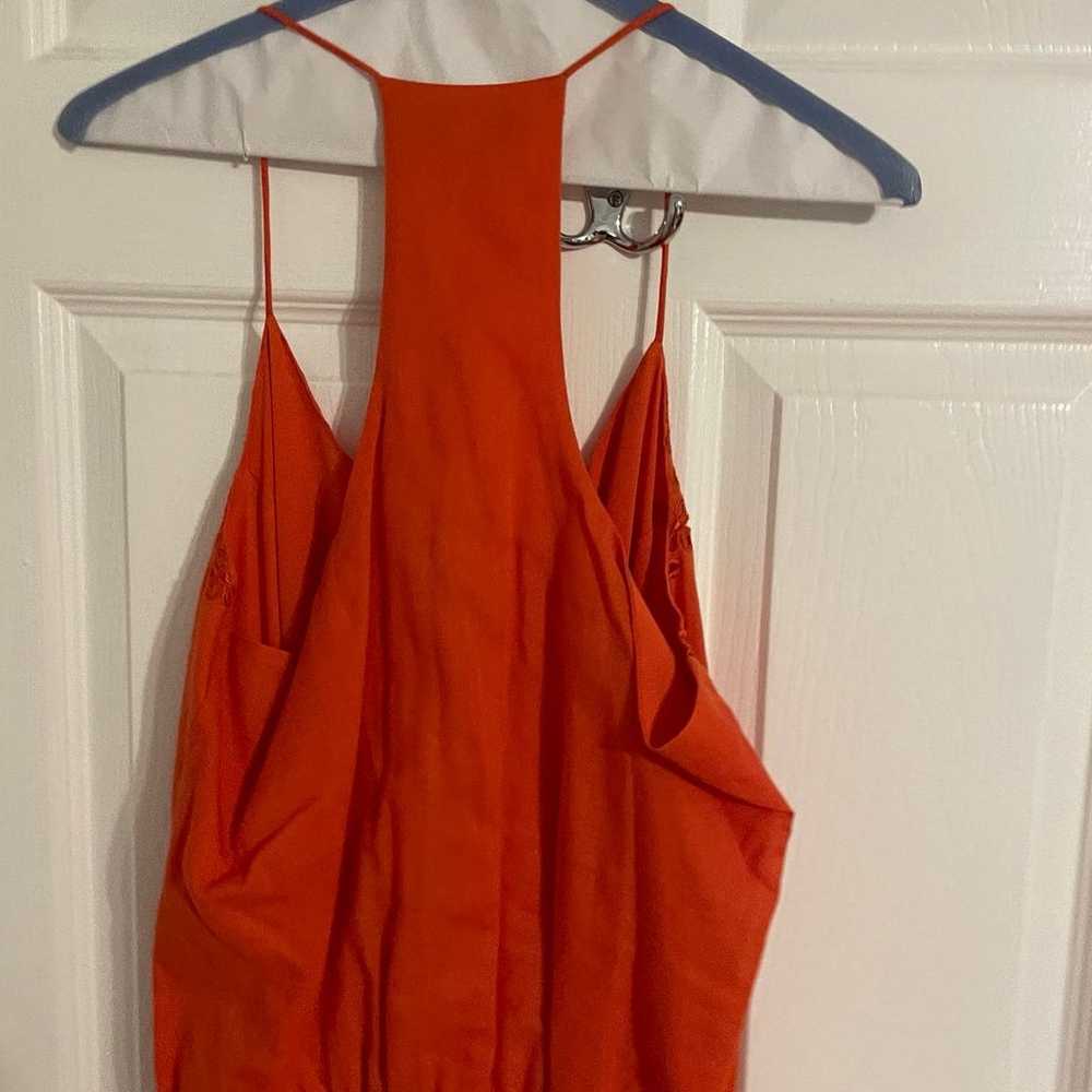 Orange Karina Grimaldi Lucia mini sundress - image 7