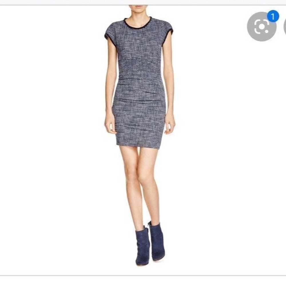 Maje Grey Rought Tweed Dress - image 5