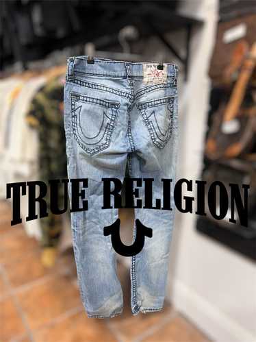 True Religion True Religion Blue Washed Jeans