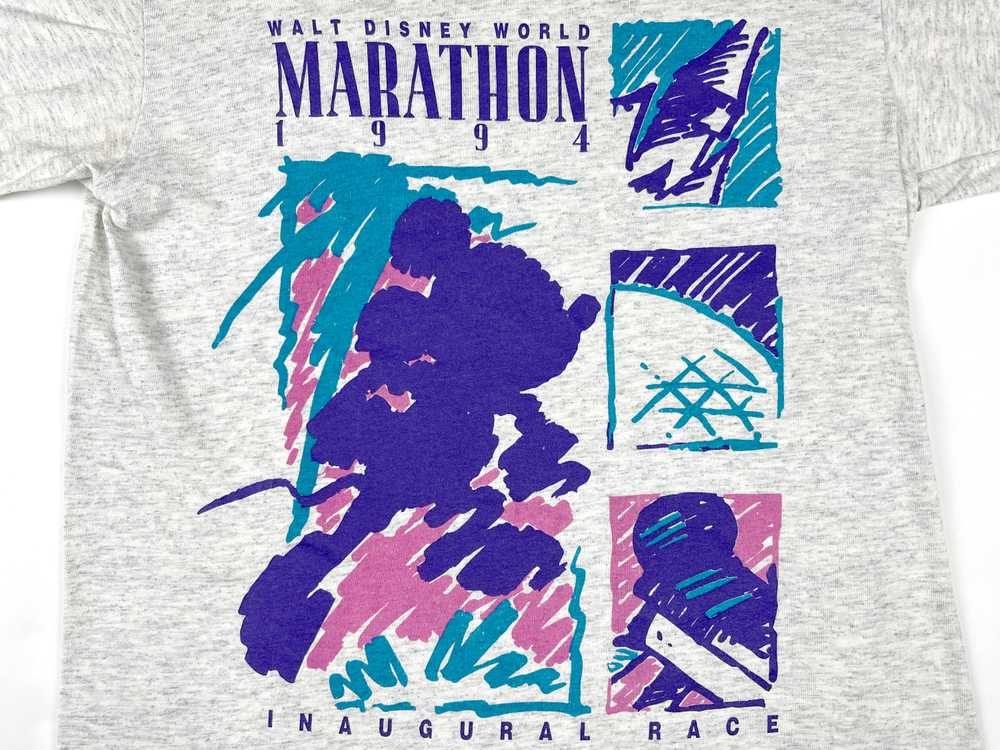 VTG '94 DISNEY WORLD MARATHON T-SHIRT - image 2