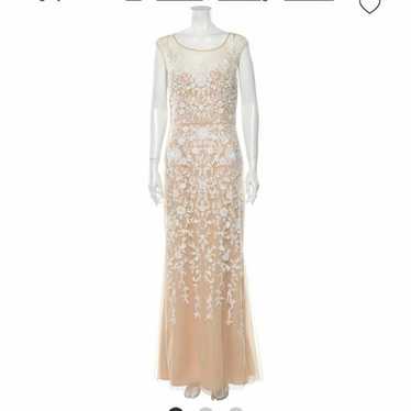 Badgley Mischka Beaded Evening Gown