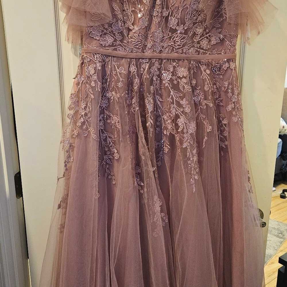 Mauve coctail dress - image 2