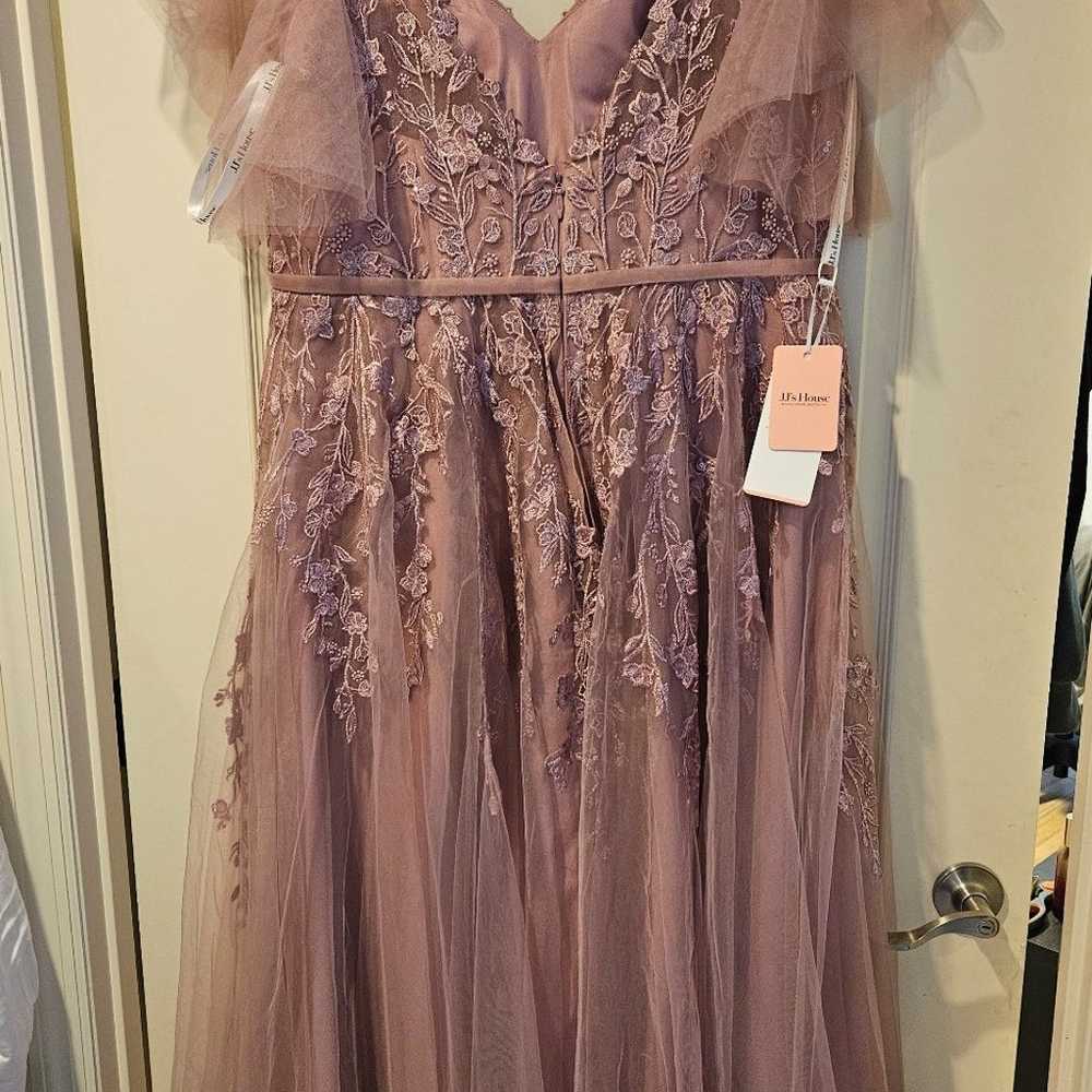 Mauve coctail dress - image 3