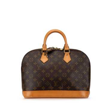 Louis Vuitton Alma leather handbag