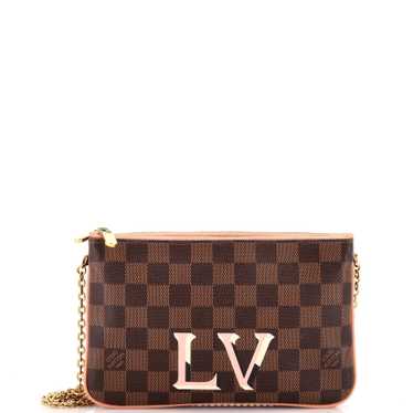 Louis Vuitton Double Zip Pochette Damier