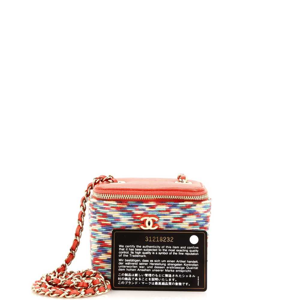 CHANEL Classic Vanity Case with Chain Multicolor … - image 2