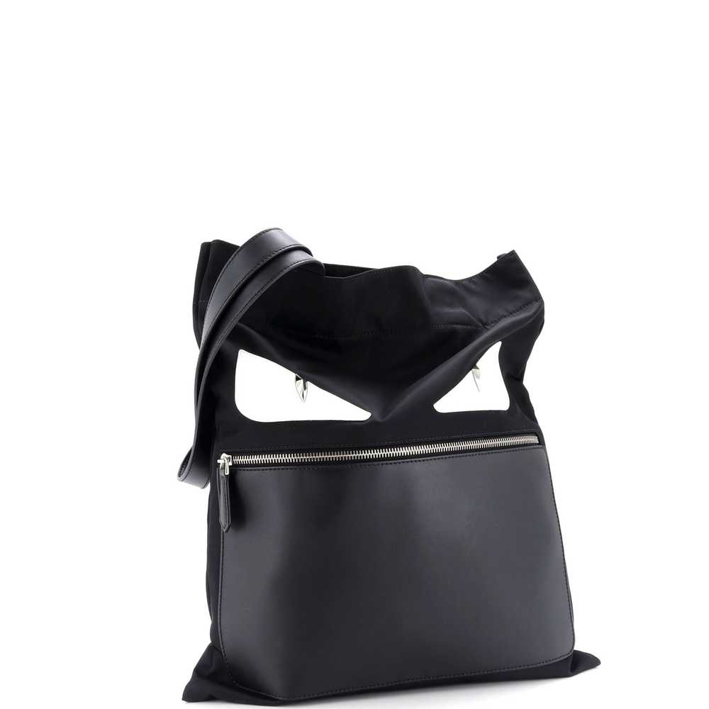 FENDI Monster Tote Nylon and Leather - image 2