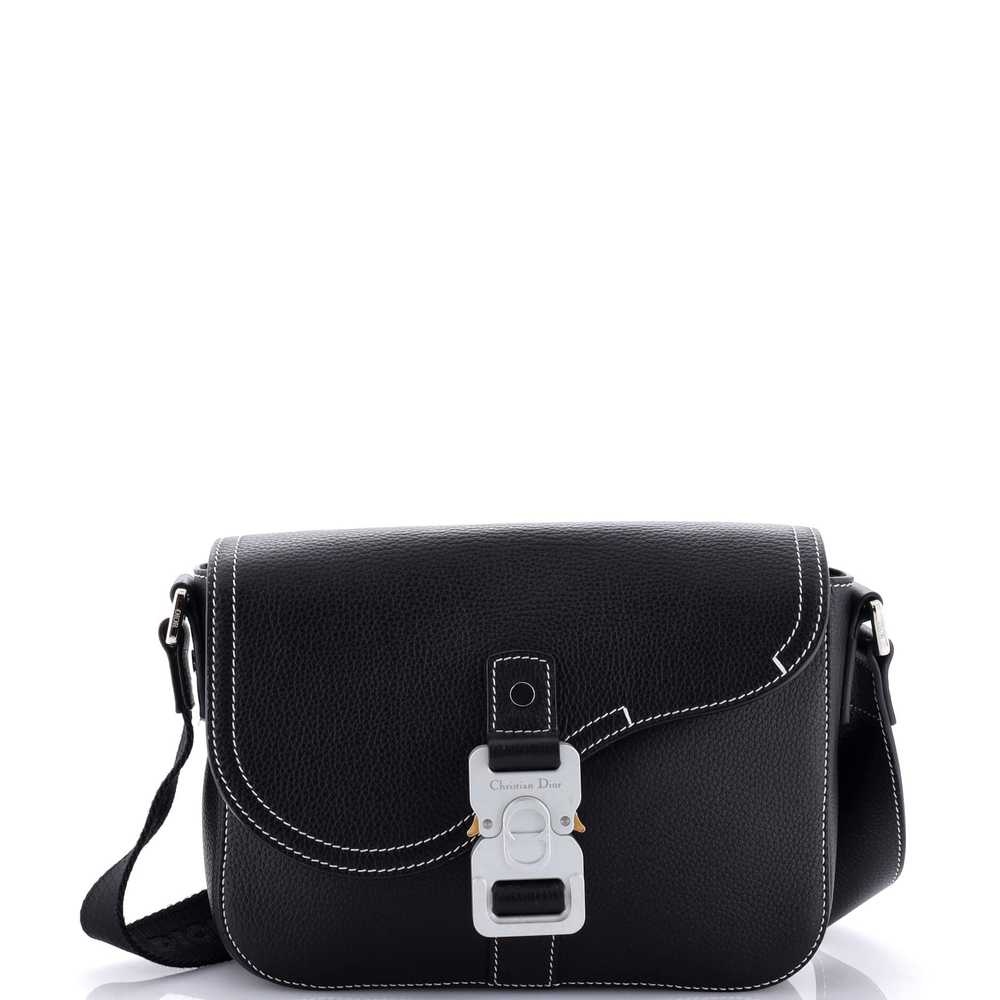 Christian Dior Saddle Buckle Flap Messenger Bag L… - image 1