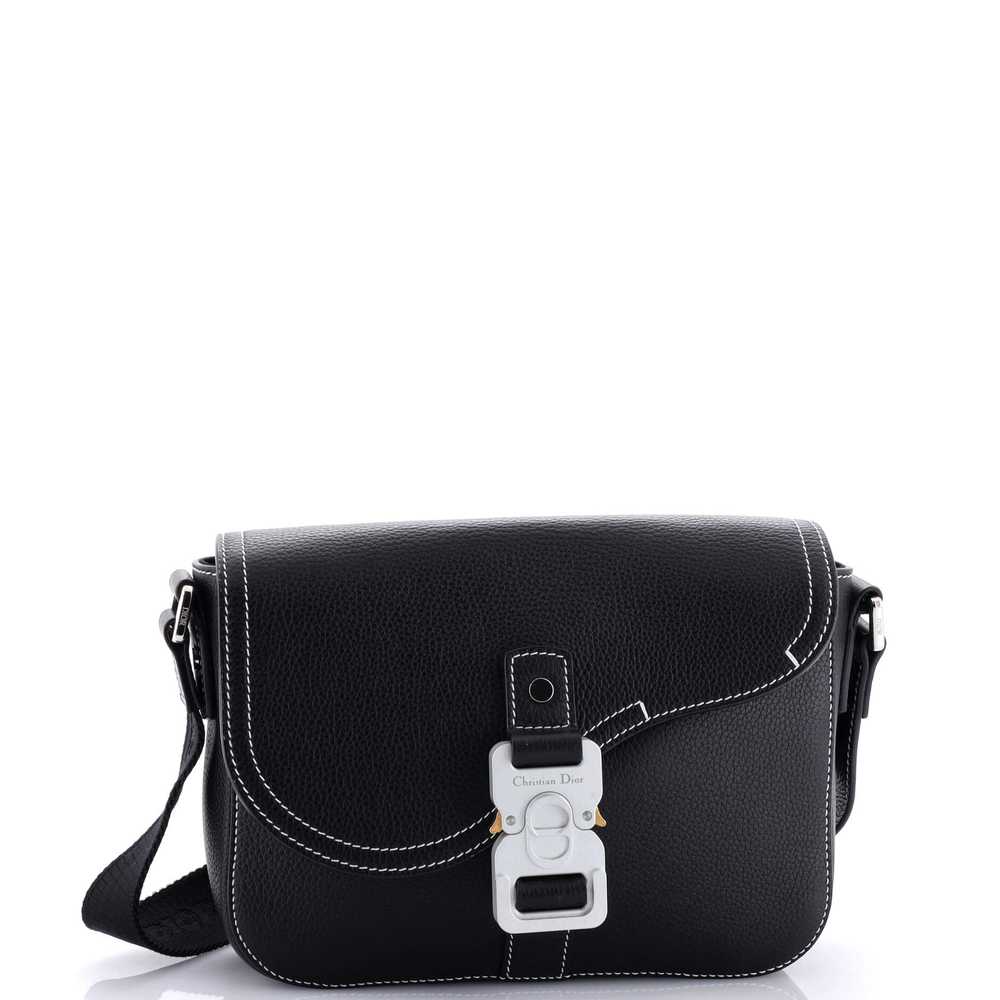 Christian Dior Saddle Buckle Flap Messenger Bag L… - image 2