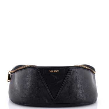 VERSACE V Greca Signature Belt Bag Leather