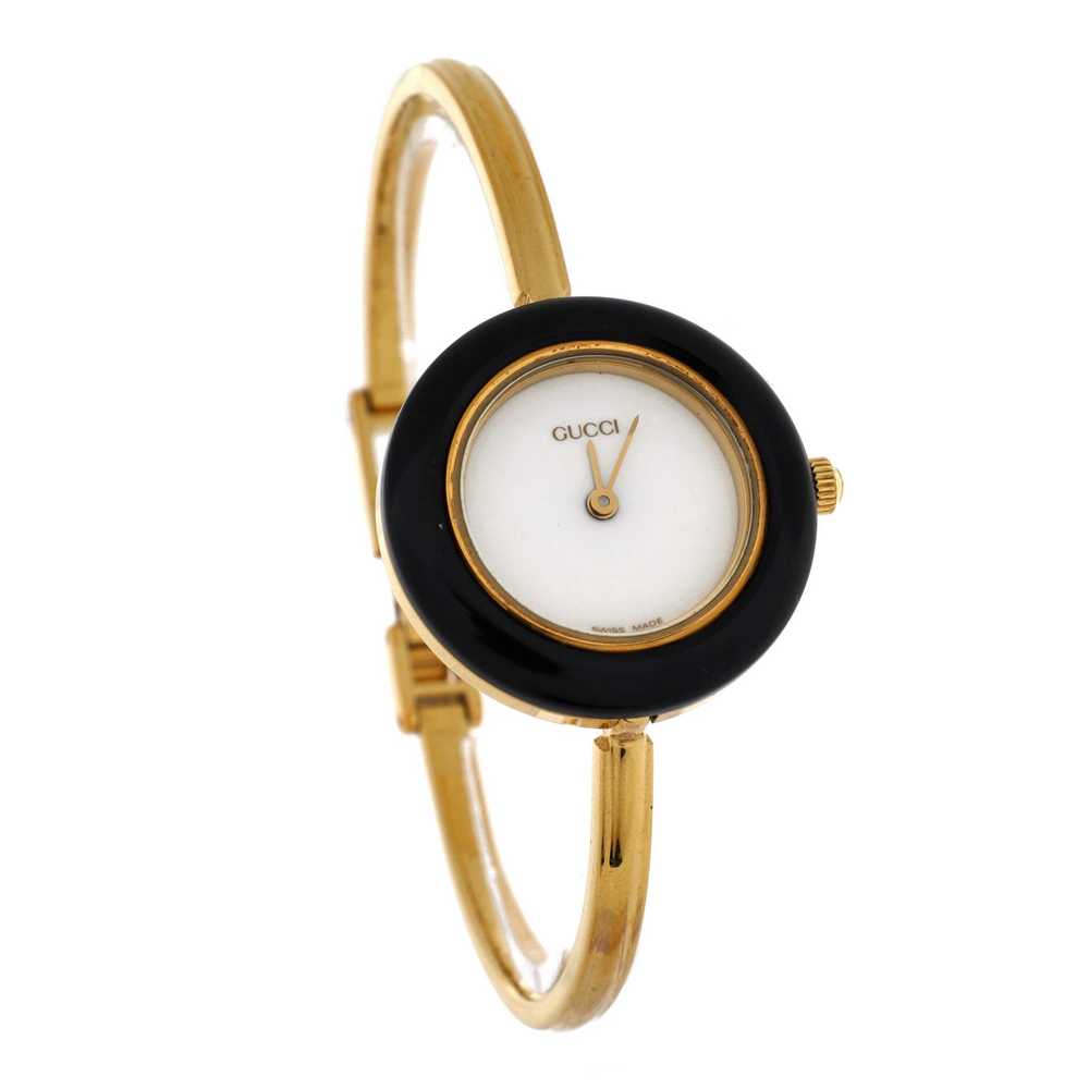 GUCCI 1100 Interchangeable Bezel Bangle Quartz Wa… - image 2