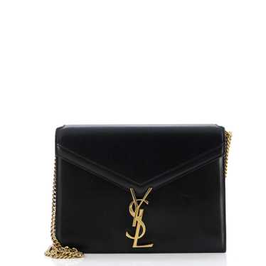 Saint Laurent Cassandra Chain Wallet Leather