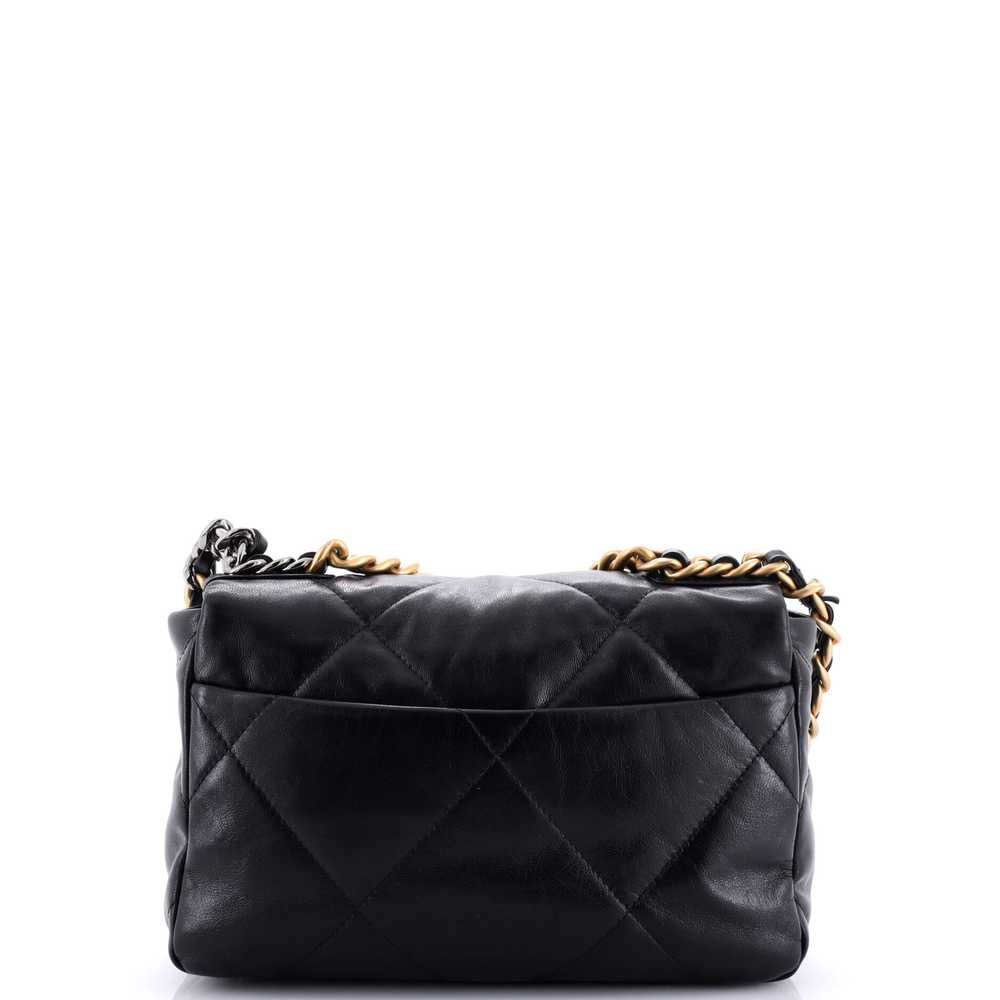 CHANEL 19 Flap Bag Quilted Leather Medium - image 4