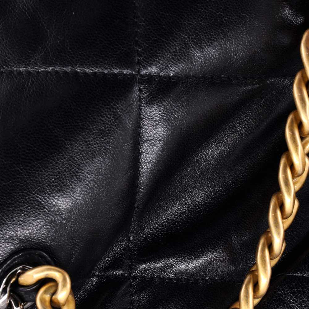 CHANEL 19 Flap Bag Quilted Leather Medium - image 8