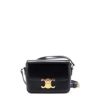 CELINE Triomphe Shoulder Bag Smooth Calfskin Teen