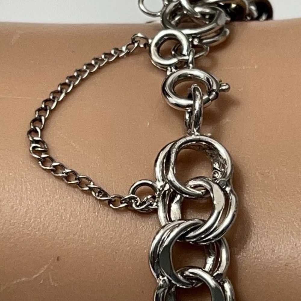 Charm Bracelet GORHAM SILVER Bracalet With CHARM … - image 3