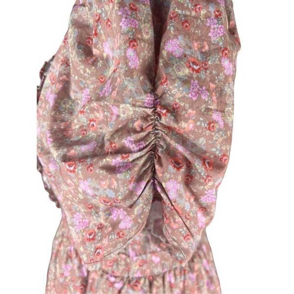 Loveshackfancy Roth mini warm taupe sienna floral… - image 4