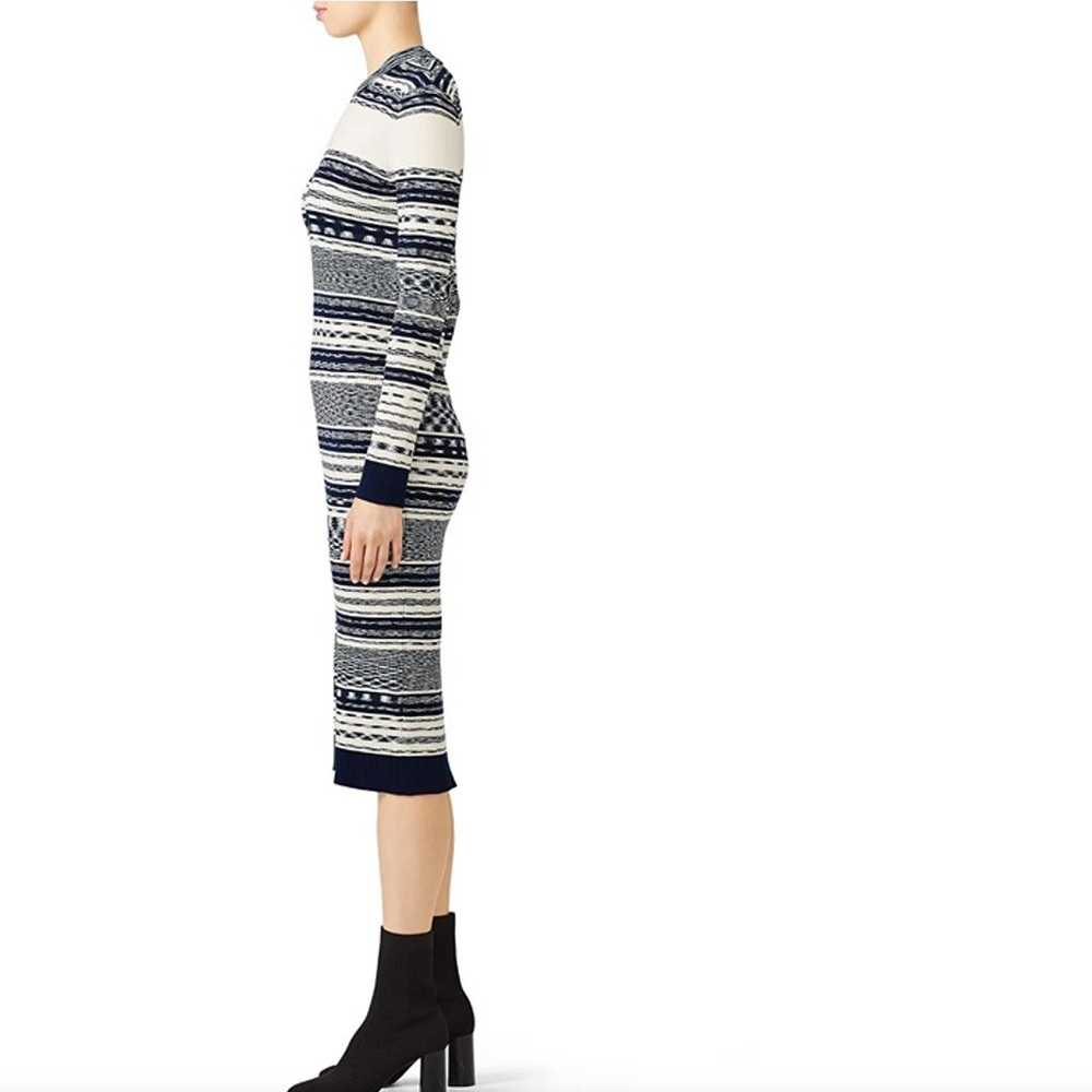 Tory Burch Julie Ribbed Knit Sweater Midi Long Sl… - image 3