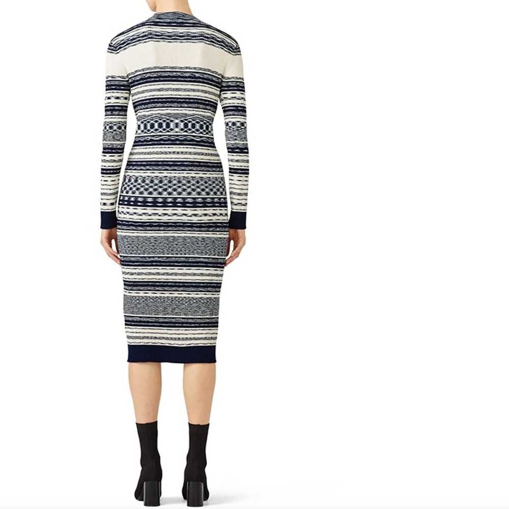 Tory Burch Julie Ribbed Knit Sweater Midi Long Sl… - image 4