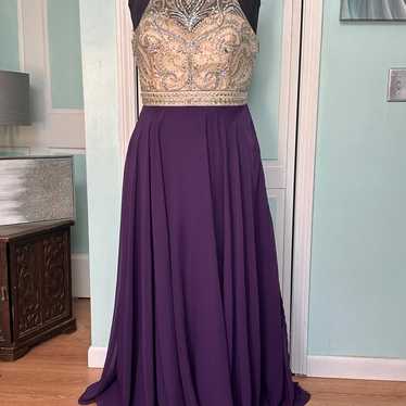 Size 22 eggplant purple prom mother of bride page… - image 1