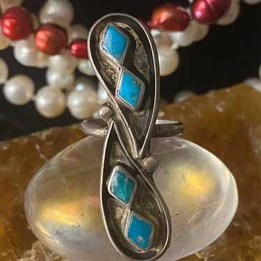 turquoise vintage sterling ring