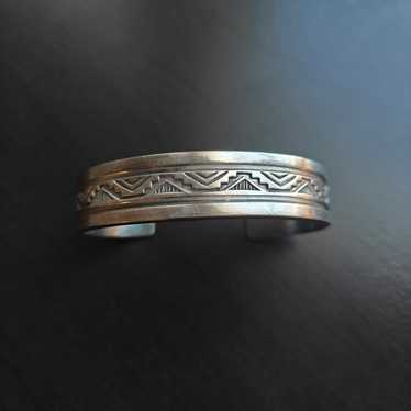 Tony Laner Sterling Silver Navajo Bracelet - image 1