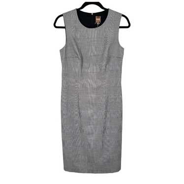 BOSS Hugo Boss dress Dirusa sleeveless plaid black