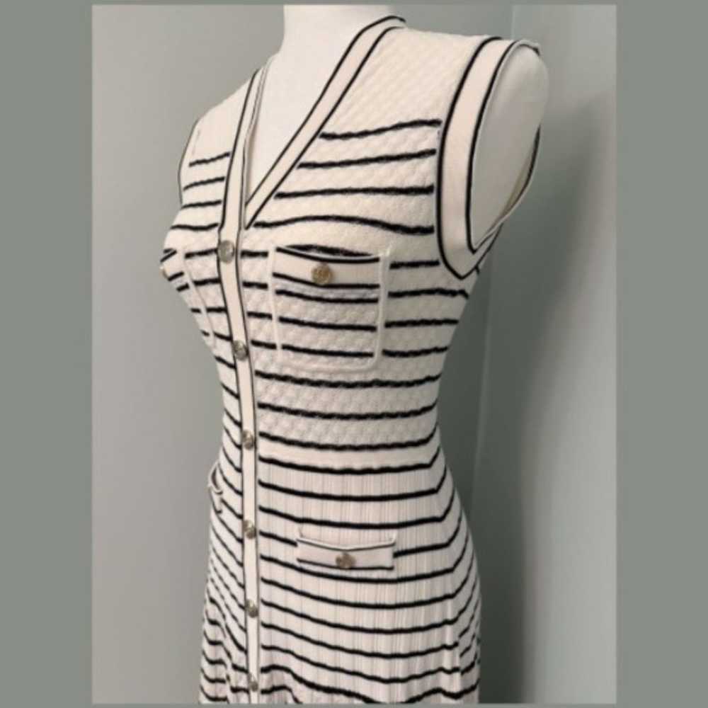 55% OFF! Molina Striped Knit Dress - image 3