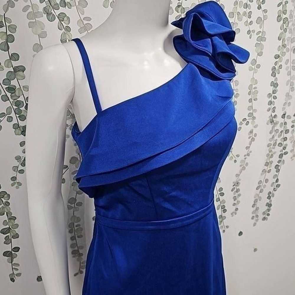 NWOT Ieena for Mac Duggal One Shoulder Ruffle Min… - image 4