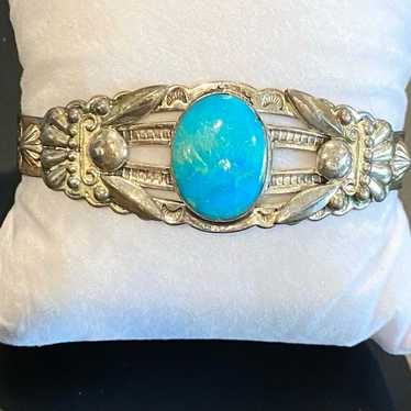 Vintage Bell Trading Post Sterling Silver Turquois