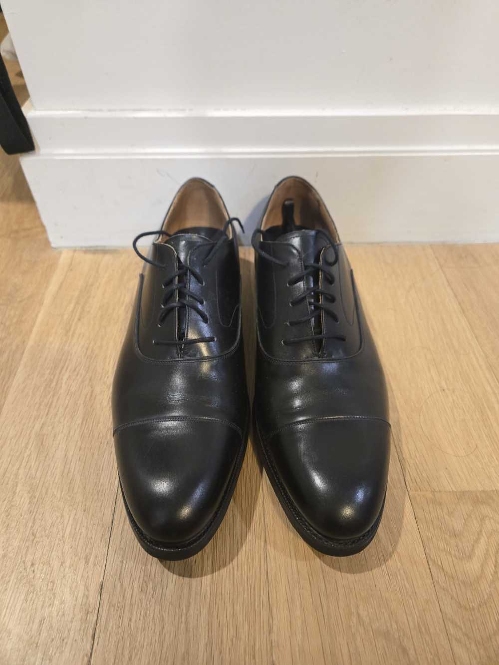 Meermin Meermin Black Calf Captoe Oxford 9.5UK - image 2