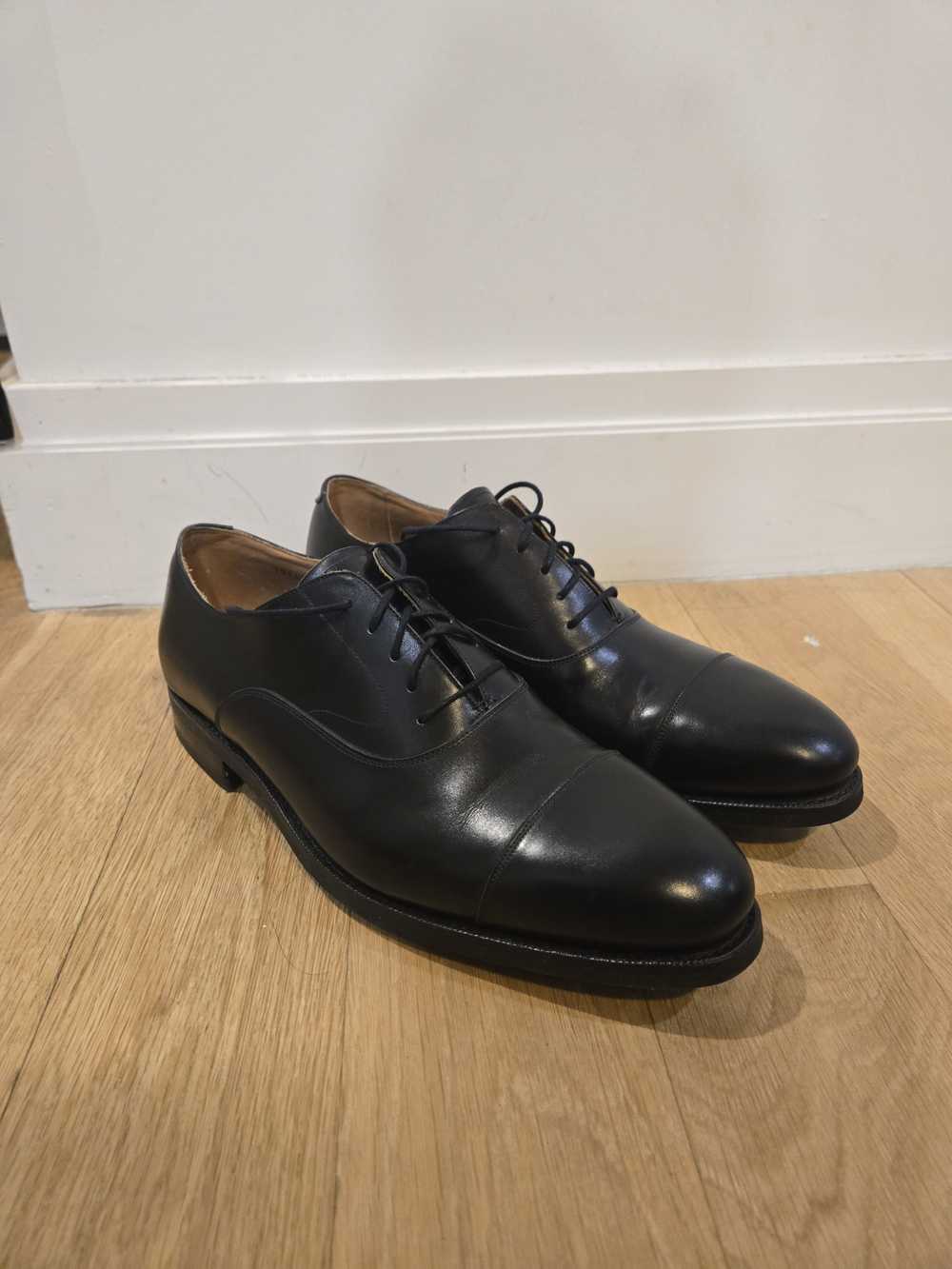 Meermin Meermin Black Calf Captoe Oxford 9.5UK - image 7