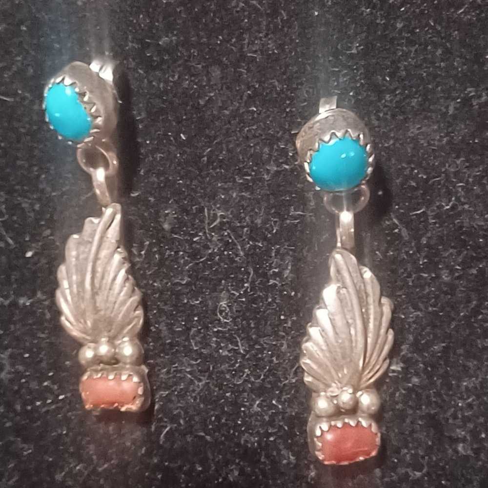 Vintage Navajo earrings - image 2