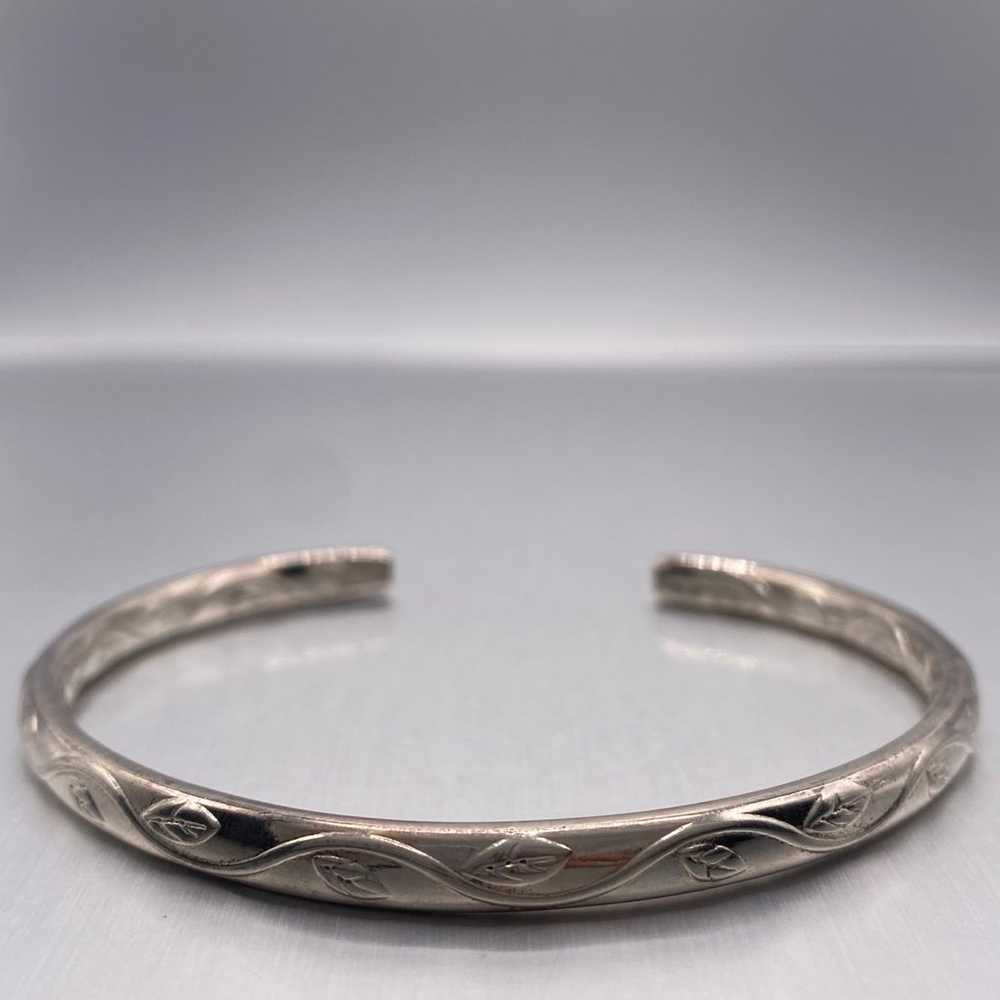 Vintage Japanese Sterling Silver Cuff - image 1