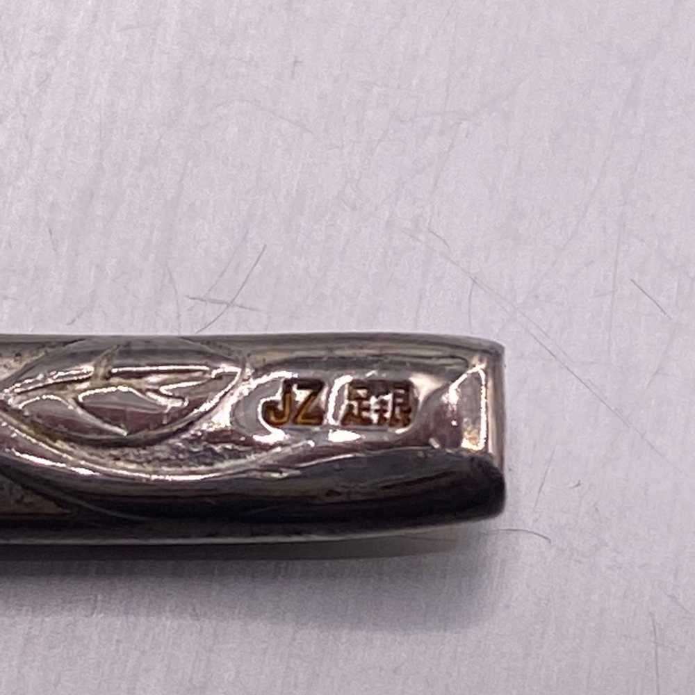 Vintage Japanese Sterling Silver Cuff - image 6