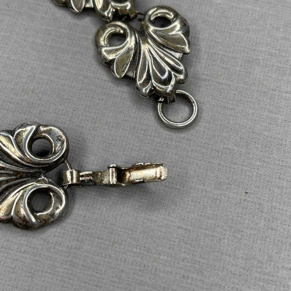 Vintage Art Nouveau sterling silver bracelet - image 4