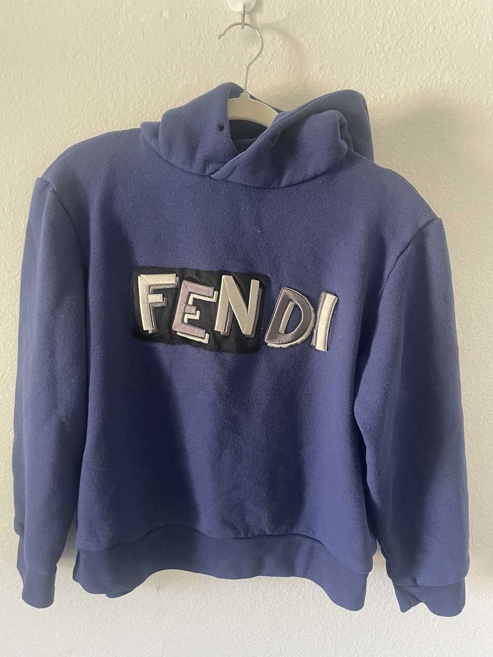 Designer × Fendi × Luxury Fendi Embroidered 100% … - image 1