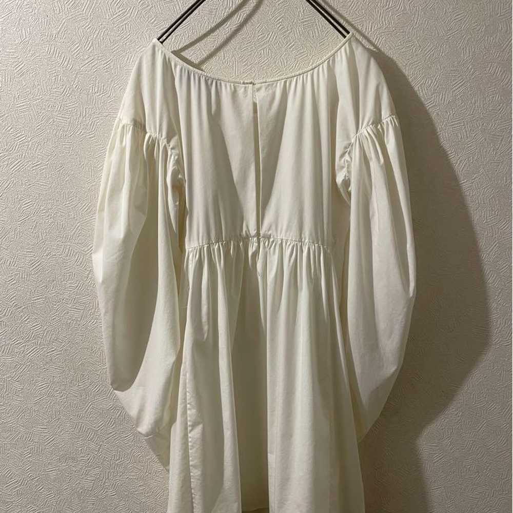 French-made Yves Saint Laurent puff sleeve dress - image 2