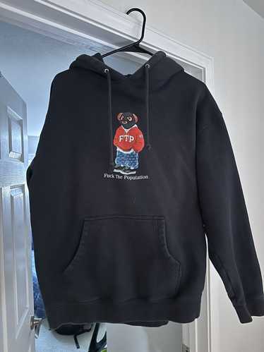 Fuck The Population FTP Polo Bear Ski Mask Hoodie