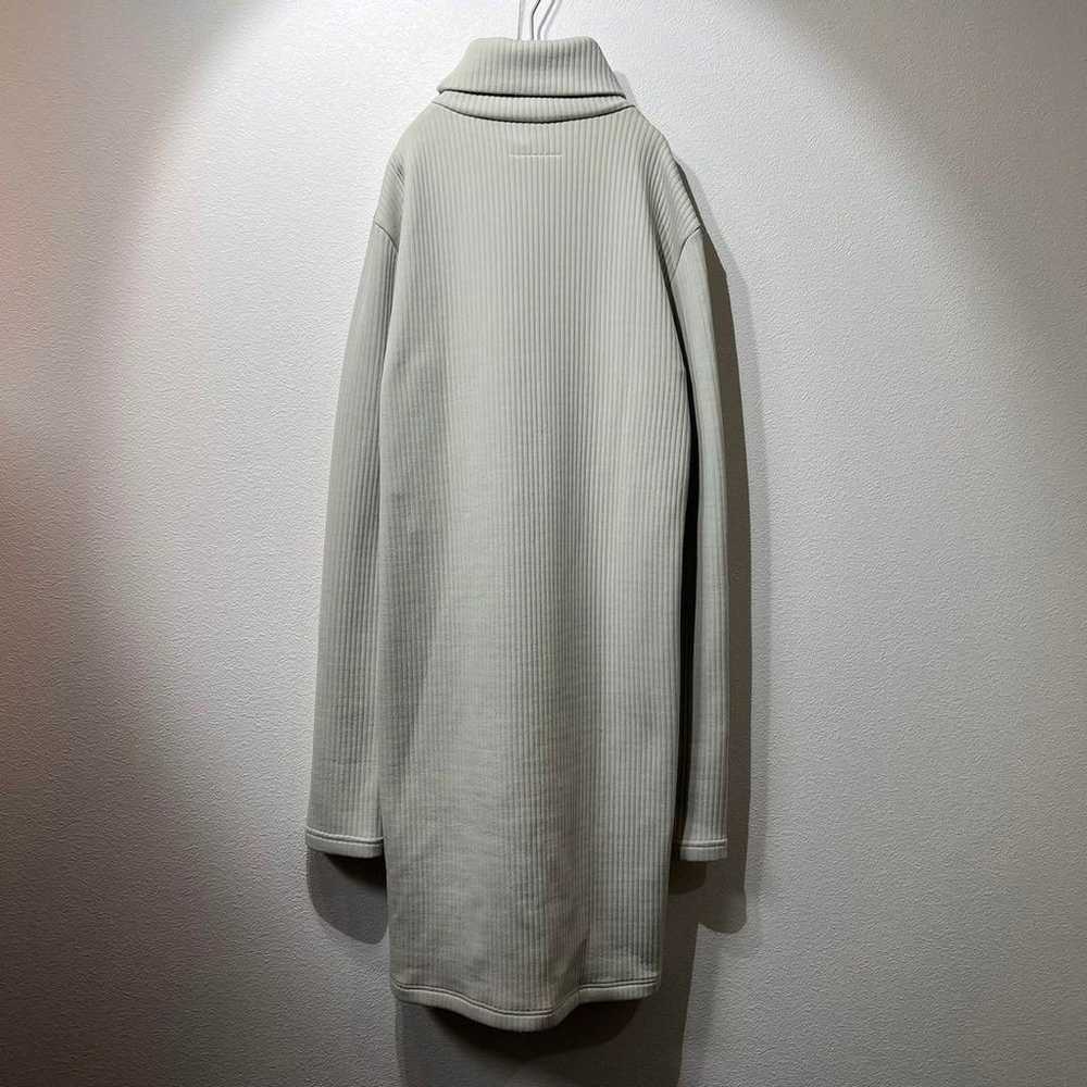 Rare MM6 Turtleneck Zip Slit Ribbed Sweatshirt Dr… - image 11