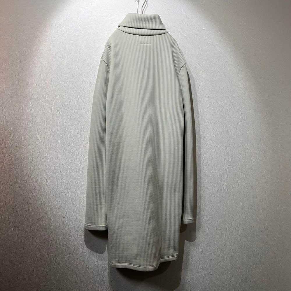 Rare MM6 Turtleneck Zip Slit Ribbed Sweatshirt Dr… - image 12