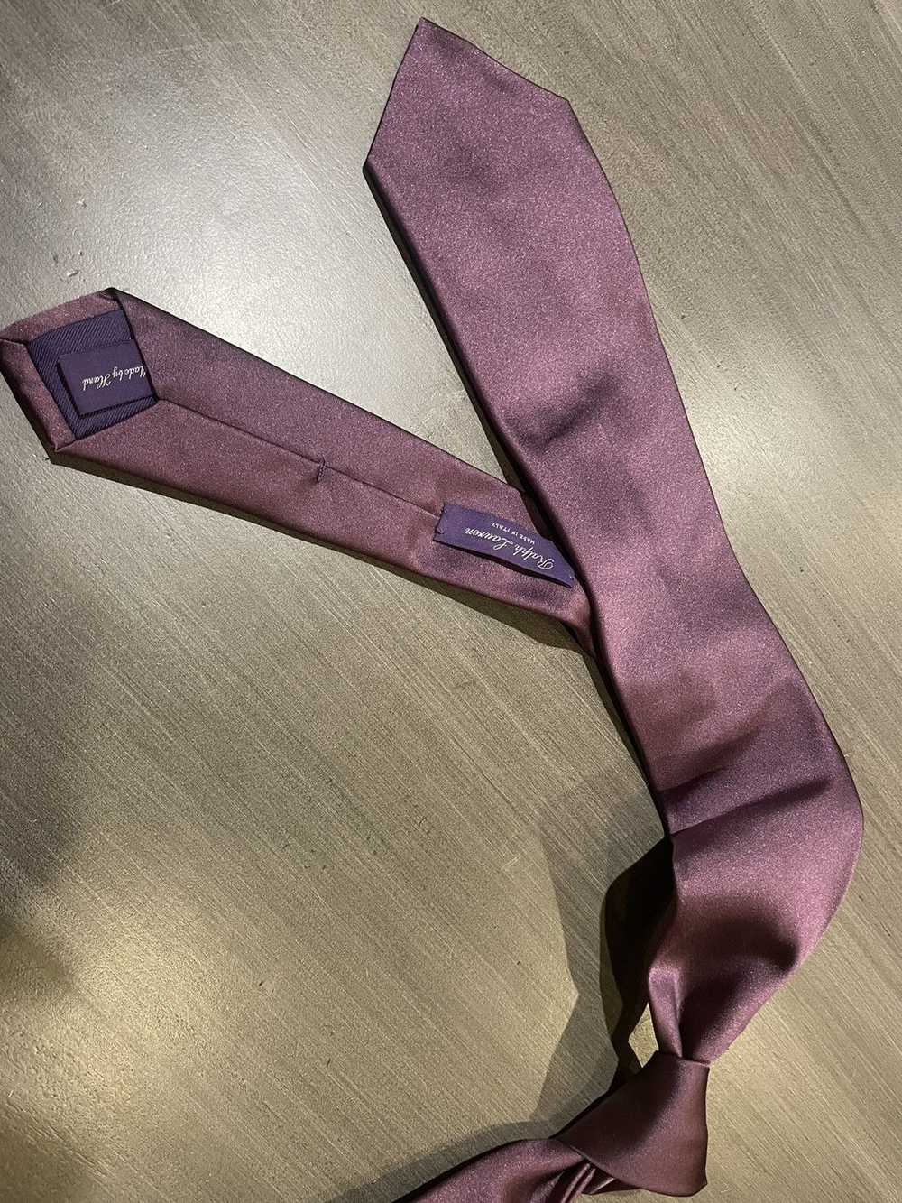 Ralph Lauren Purple Label Peau de Soie Tie - image 1